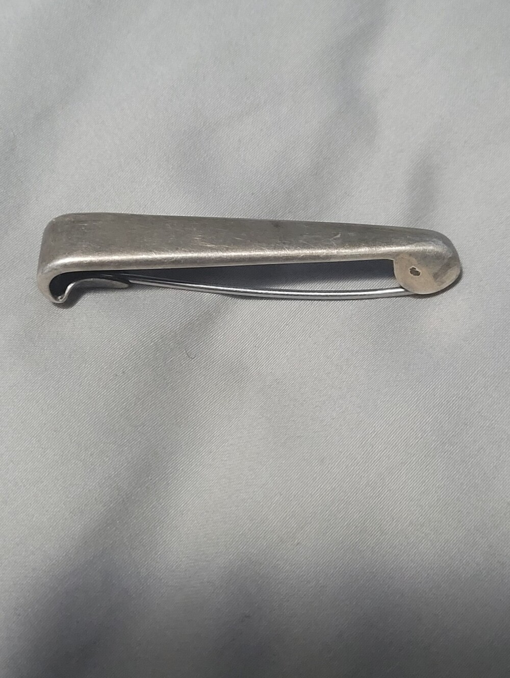 Classic Sterling Silver Men's Tie Clip Or Brooch